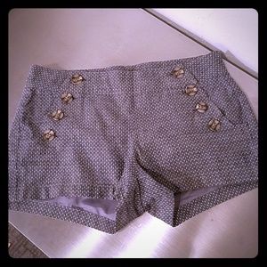 Life In Progress button Front shorts xs Sailor
